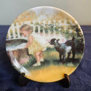 PEMBERTON & OAKES "DOUBLE TROUBLE" MINI PLATE FROM CHILDHOOD DISCOVERIES SERIES